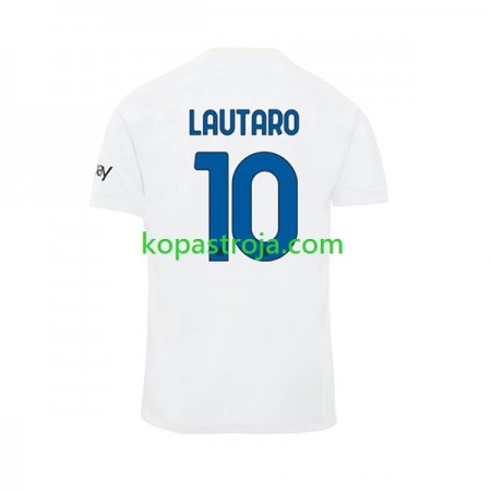 Billiga Fotbollströjor Inter Milan Lautaro Martinez 10 Borta tröja 2023/24 Kortärmad